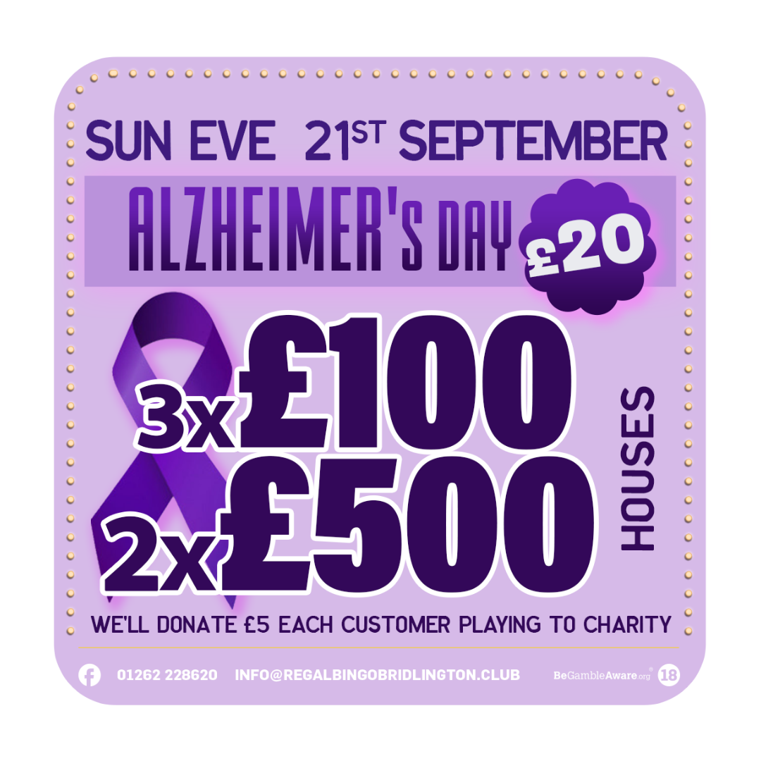 What's On at Regal Bingo in Bridlington
