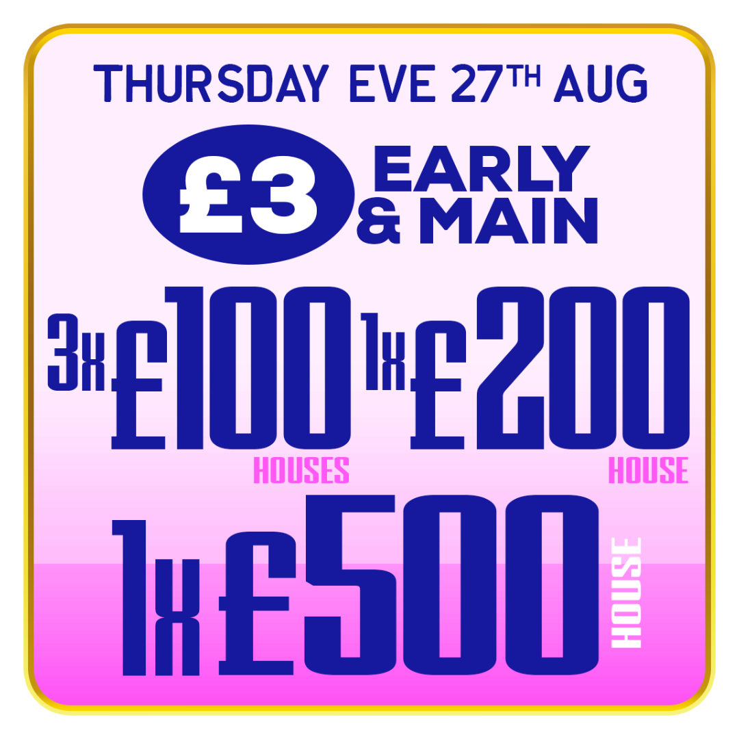 What's On at Regal Bingo in Bridlington